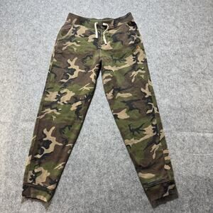 Polo Ralph Lauren Pants Youth Large 14-16 Camo Joggers Fleece Drawstring